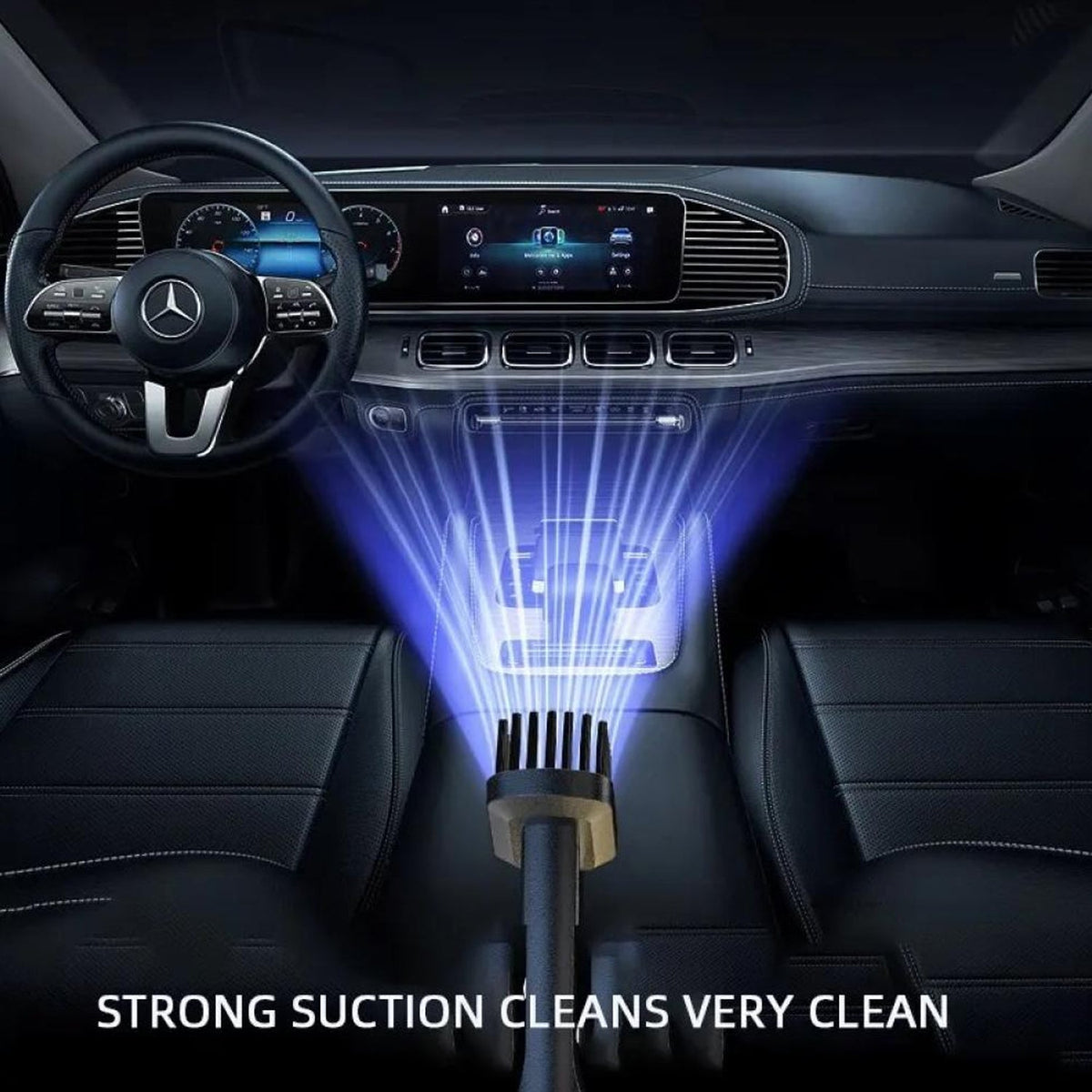 Wireless Car Vacuum Cleaner – Portable 2-in-1 Dust Buster