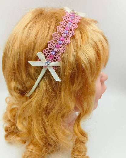 🌸 Elegant Pink Pearl Hair Clip & Hair Accessory