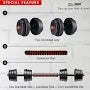 🏋️ Adjustable Dumbbell & Barbell Weight Set